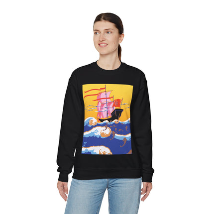 Golden Seas and Whimsical Dreams Heavy Blend™ Crewneck Sweatshirt