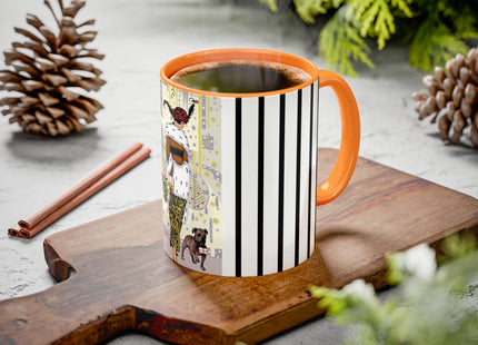 Wrapped in Elegance Colorful Mugs (11oz, 15oz)