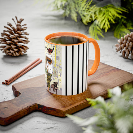 Wrapped in Elegance Colorful Mugs (11oz, 15oz)