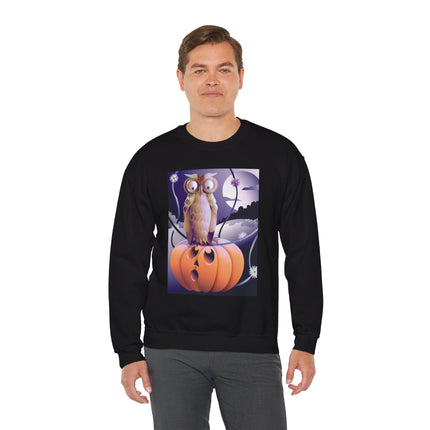 The Startled Pumpkin Unisex Heavy Blend™ Crewneck Sweatshirt