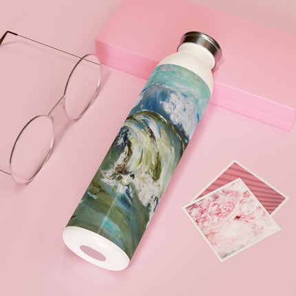 The Wave by Karl Hagemeister Slim Water Bottle