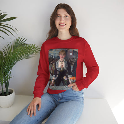 A Bar at the Folies-Bergère by Edouard Manet Heavy Blend™ Crewneck Sweatshirt