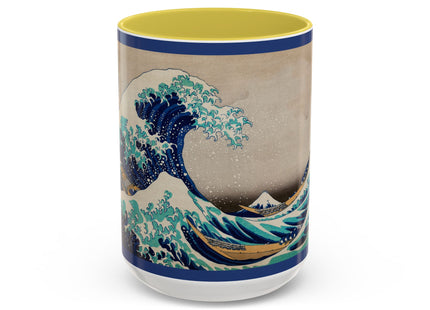 The Great Wave off Kanagawa by Katsushika Hokusai Colorful Mugs (11oz, 15oz)