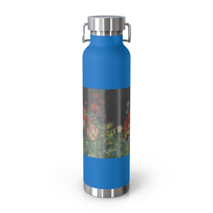 Poppies (A Study of Poppies for Carnation, Lily, Lily, Rose) by John Singer Sargent Copper Vacuum Insulated Bottle, 22oz