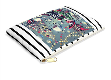 Whimsical Christmas Tea Party Accessory Pouch