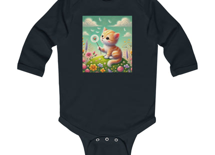 Kitten’s Whispers of Spring Infant Long Sleeve Bodysuit