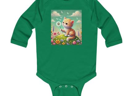 Kitten’s Whispers of Spring Infant Long Sleeve Bodysuit