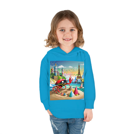 Crab Architect Toddler Pullover Fleece Hoodie