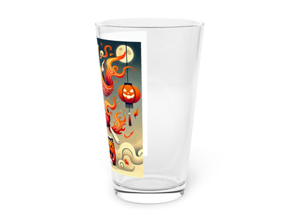 Jack-O’-Lantern Drums & The Kabuki Rabbit Glass, 16oz