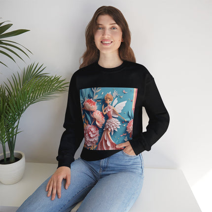 Peony Fairy Unisex Heavy Blend™ Crewneck Sweatshirt