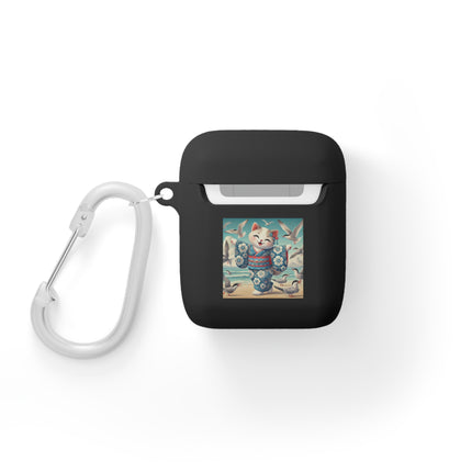 Geisha Kitten by the Seaside AirPods and AirPods Pro Case