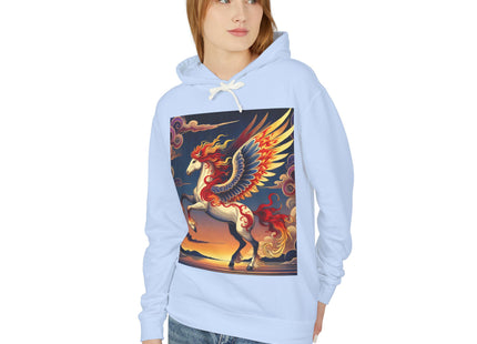 Flame-Winged Horse at Sunset Hoodie