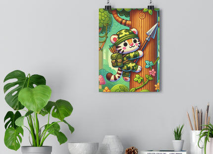 Stealthy Stripes Giclée Art Print