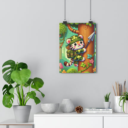 Stealthy Stripes Giclée Art Print