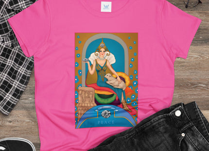 April & Diamond (from the Gem Series) by Sofia Chiostri Women's Midweight Cotton Tee
