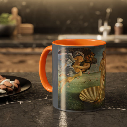 Birth of Venus by Sandro Botticelli Colorful Mugs (11oz, 15oz)