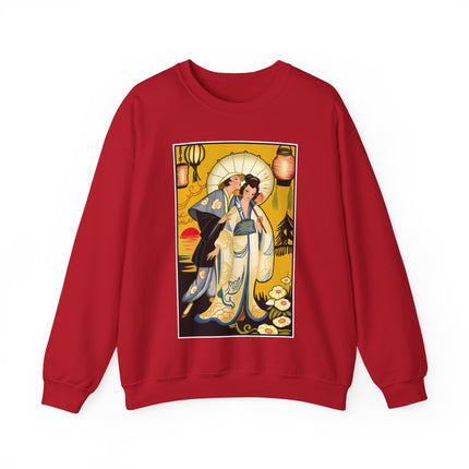 Golden Embrace Heavy Blend™ Crewneck Sweatshirt