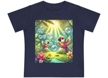 Parrots and Bubbles Baby Short Sleeve T-Shirt
