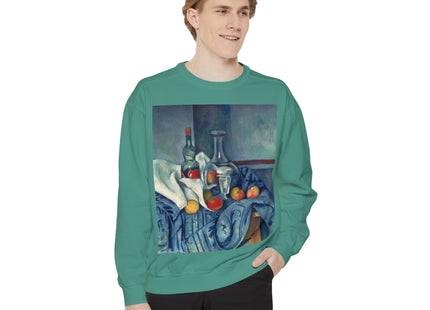 The Peppermint Bottle by Paul Cézanne Unisex Garment-Dyed Sweatshirt