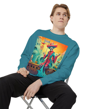 Skeleton Crew of the Misty Seas Unisex Garment-Dyed Sweatshirt