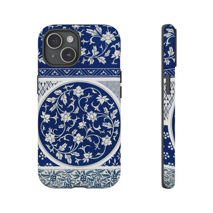 Blue Flower Pattern by Owen Jones Phone Cases