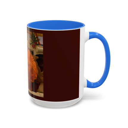 Flaming June by Frederic Leighton Colorful Mugs (11oz, 15oz)