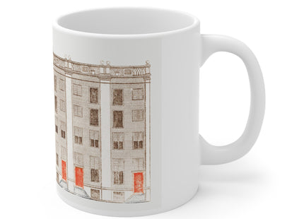 Amsterdam Canal Houses by Johan Teyler Ceramic Mug 11oz
