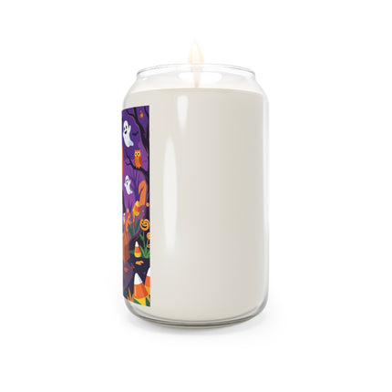 🎃🏮 The Pumpkin Gentleman’s Moonlit Stroll Scented Soy Candle – Whimsical Halloween Charm