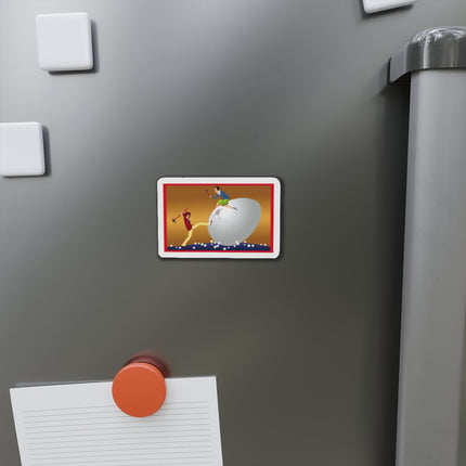 Crack-Up Comedy: The Great Egg Duel Die-Cut Magnets (5 Sizes)