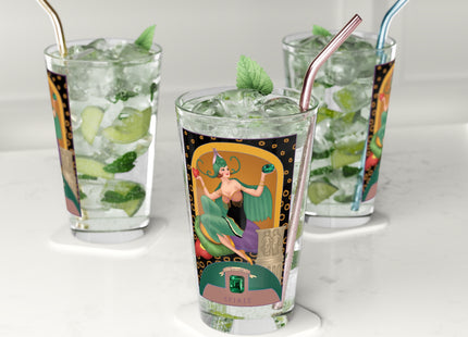 May & Emerald Zodiac Pint Glass