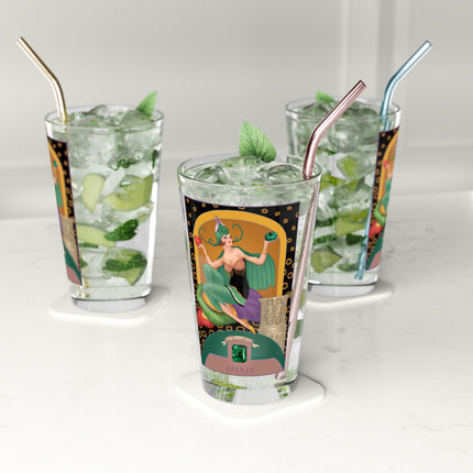 May & Emerald Zodiac Pint Glass