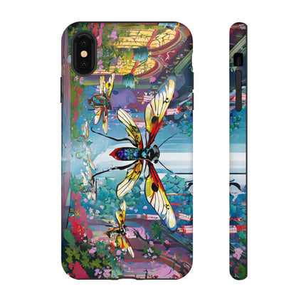 Neon Swarm Phone Cases