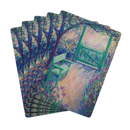 The Artist’s Garden by Theodore Earl Butler Playing Cards