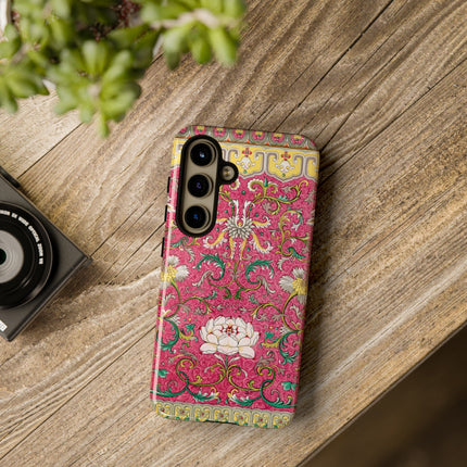 Pink Floral Pattern by Owen Jones Phone Cases