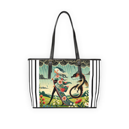 The Dragon Fairy’s Stride PU Leather Shoulder Bag