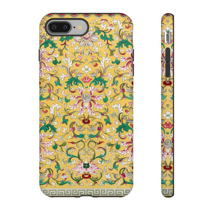 Yellow Botanical Pattern by Owen Jones Phone Cases