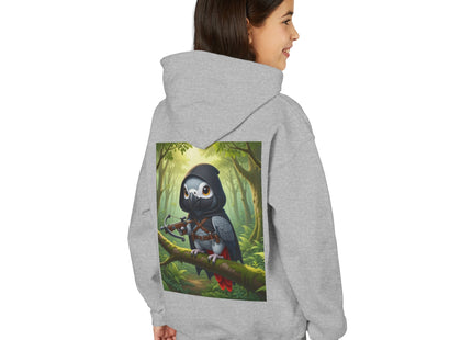 The African Grey Sentinel Youth Heavy Blend Hooded Sweatshirt