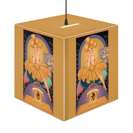 November & Topaz Zodiac Light Cube Lamp