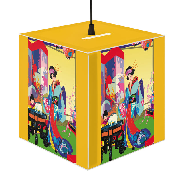 A Timeless Journey by Umberto Brunelleschi Light Cube Lamp