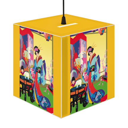 A Timeless Journey by Umberto Brunelleschi Light Cube Lamp