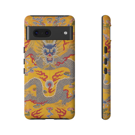 Majestic Dragon Regalia – Imperial 12-Symbol Robe Phone Cases