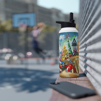 Crab Architect Stainless Steel Water Bottle