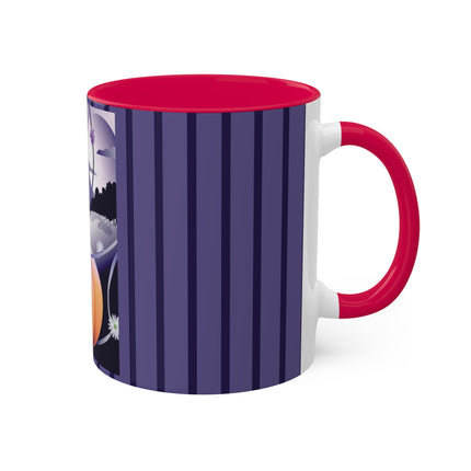 The Startled Pumpkin Colorful Mugs, 11oz