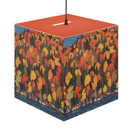 Autumn Foliage by Tom Thomson Light Cube Lamp