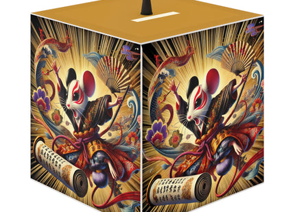 Theatrical Mouse on a Mission Light Cube Lamp