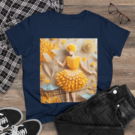 Dandelion Fairy Women's Midweight Cotton Tee