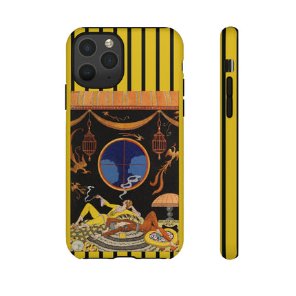 Falbalas et fanfreluches La paresse (Laziness) by George Barbier Phone Cases