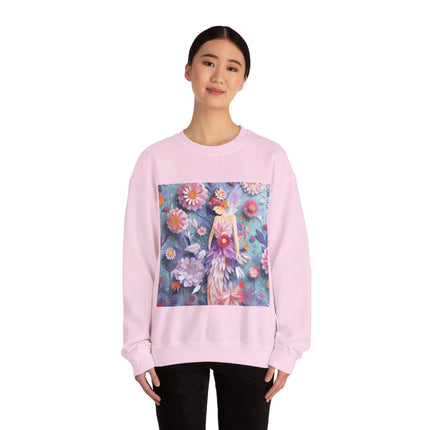 Aster Fairy Unisex Heavy Blend™ Crewneck Sweatshirt