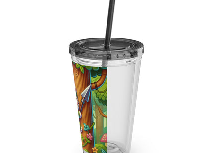 Stealthy Stripes Sunsplash Tumbler with Straw, 16oz
