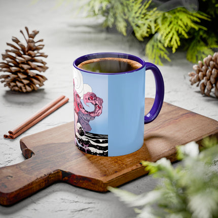 Goddess of the Swirling Sea Colorful Mugs (11oz, 15oz)